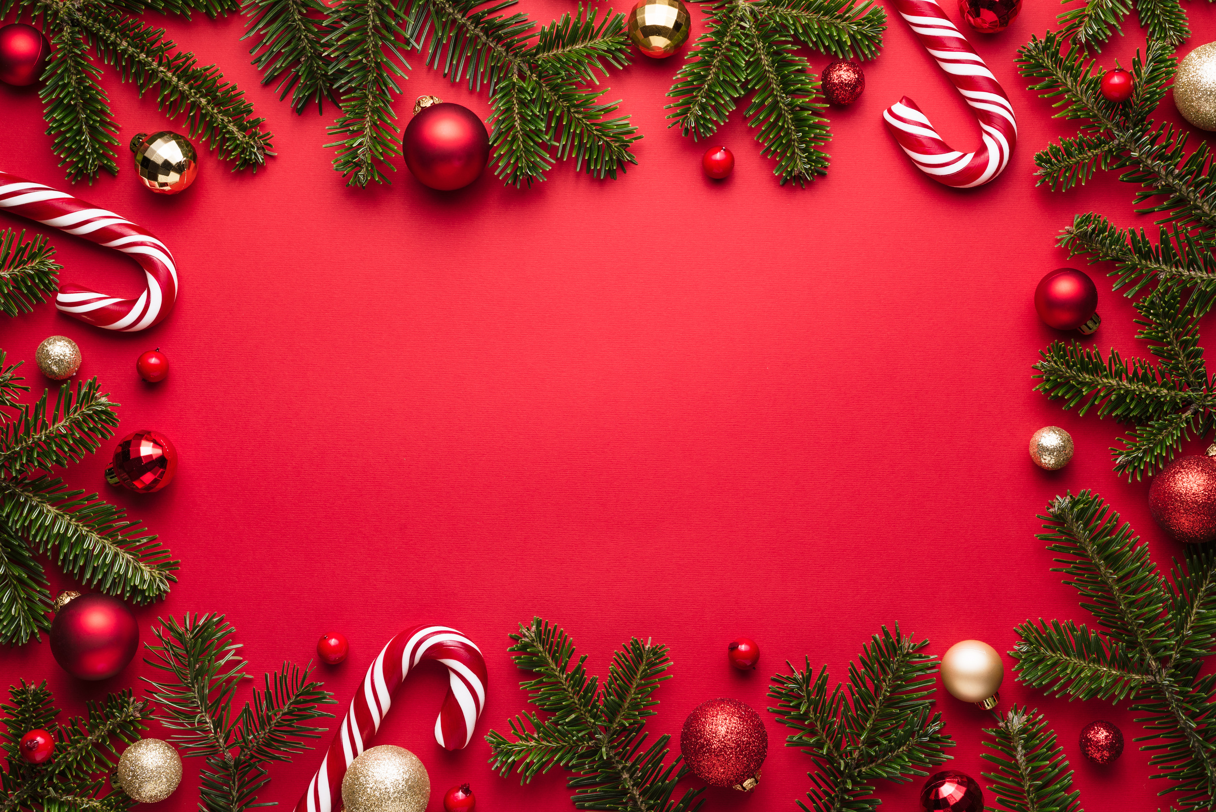 Red Christmas background